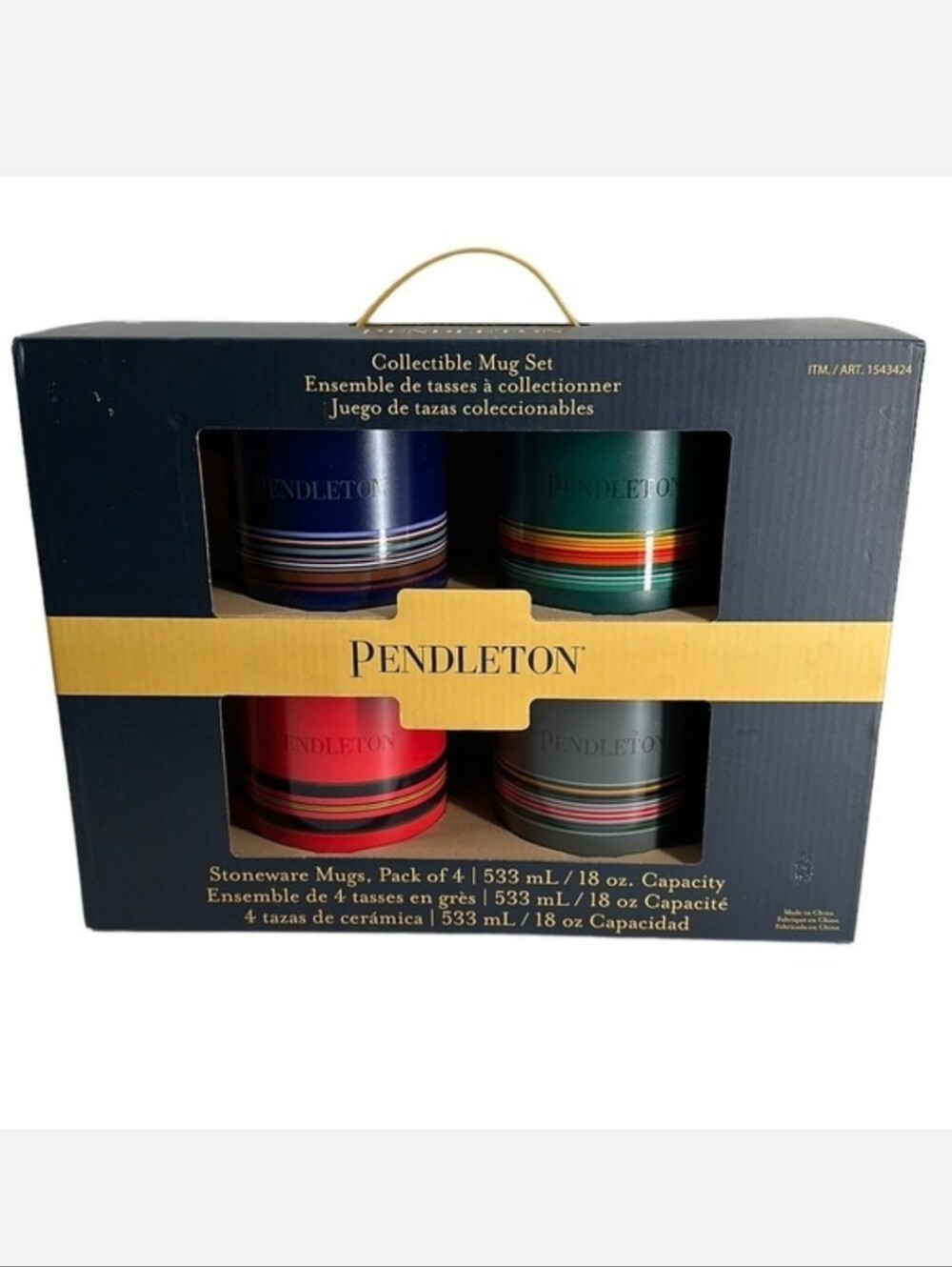Pendleton National Park Multicolor Stoneware Mug Collection 18 oz NEW IN BOX